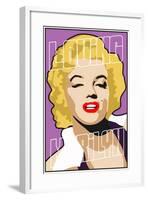 Loving Marilyn I-Cristian Mielu-Framed Art Print