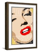 Loving Marilyn II-Cristian Mielu-Framed Art Print