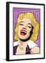 Loving Marilyn III-Cristian Mielu-Framed Art Print