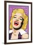 Loving Marilyn III-Cristian Mielu-Framed Art Print