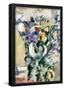 Lovis Corinth Chrysanthimums and Calla Lillies Art Print Poster-null-Framed Poster