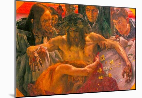 Lovis Corinth Crucify Art Print Poster-null-Mounted Poster