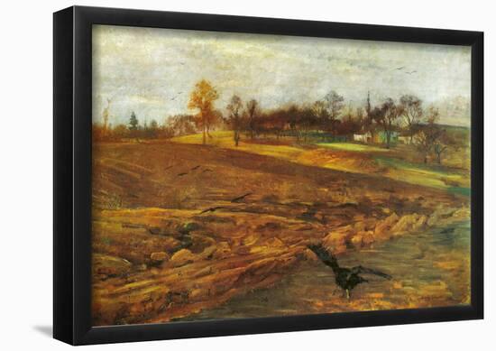 Lovis Corinth Large Landscape Ravens Art Print Poster-null-Framed Poster