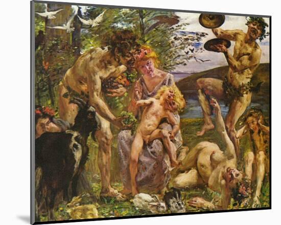 Lovis Corinth (The youth of Zeus) Art Poster Print-null-Mounted Poster