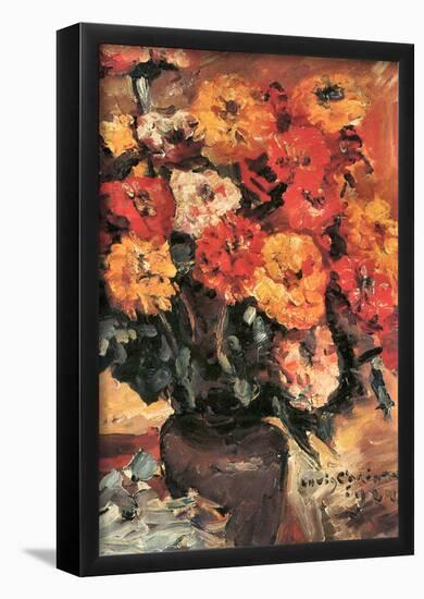 Lovis Corinth Zinnias Art Print Poster-null-Framed Poster