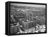 Low Aerial of Harlem Buildings-Hansel Mieth-Framed Stretched Canvas