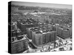 Low Aerial of Harlem Buildings-Hansel Mieth-Stretched Canvas