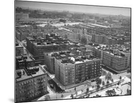 Low Aerial of Harlem Buildings-Hansel Mieth-Mounted Photographic Print