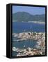 Low Aerial View over the Harbour and Town of Marmaris, Anatolia, Turkey Minor, Eurasia-Lightfoot Jeremy-Framed Stretched Canvas