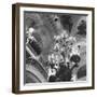 Low Angle Inside the Paris Opera House-null-Framed Photographic Print