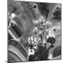 Low Angle Inside the Paris Opera House-null-Mounted Photographic Print