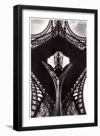 Low Angle of the Eiffel Tower-Alfred Eisenstaedt-Framed Photographic Print