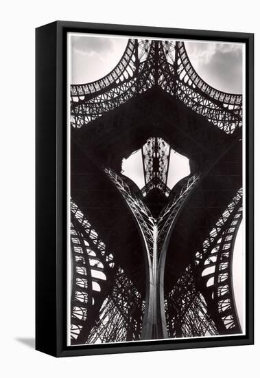 Low Angle of the Eiffel Tower-Alfred Eisenstaedt-Framed Stretched Canvas