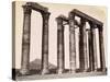 Low Angle Ruins of Corinthian Columns-null-Stretched Canvas