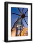 Low Angle View at Dusk of Mori Tower and Maman Spider Sculpture-Gavin Hellier-Framed Photographic Print