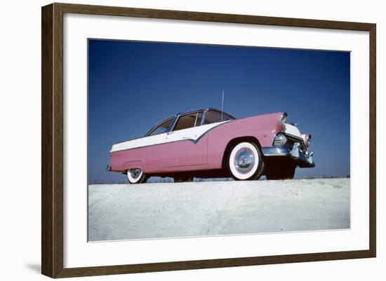 Low-Angle View of a 1954 Ford Fairlane Automobile-Yale Joel-Framed Photographic Print