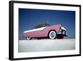 Low-Angle View of a 1954 Ford Fairlane Automobile-Yale Joel-Framed Photographic Print