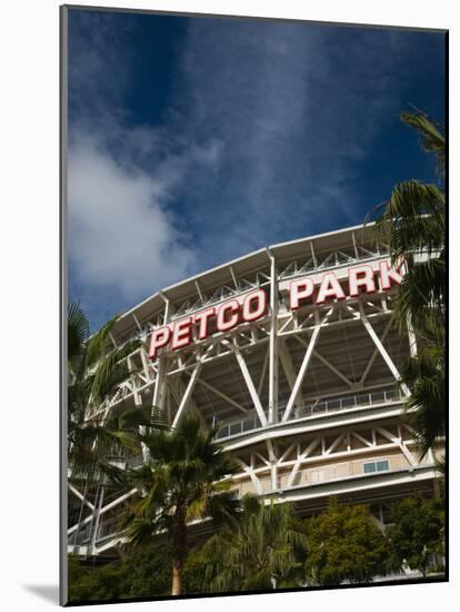 Low Angle View of a Baseball Park, Petco Park, San Diego, California, USA-null-Mounted Photographic Print