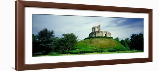 Low angle view of a castle, Chateau De Gisors, Gisors, Normandy, France-null-Framed Photographic Print