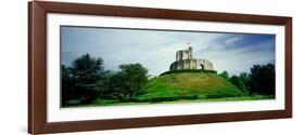 Low angle view of a castle, Chateau De Gisors, Gisors, Normandy, France-null-Framed Photographic Print