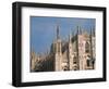 Low Angle View of a Cathedral, Duomo Di Milano, Milan, Lombardy, Italy-null-Framed Photographic Print