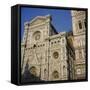 Low Angle View of a Cathedral, Duomo Santa Maria Del Fiore, Florence, Italy-null-Framed Stretched Canvas