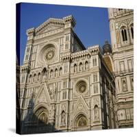 Low Angle View of a Cathedral, Duomo Santa Maria Del Fiore, Florence, Italy-null-Stretched Canvas