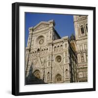 Low Angle View of a Cathedral, Duomo Santa Maria Del Fiore, Florence, Italy-null-Framed Photographic Print