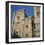 Low Angle View of a Cathedral, Duomo Santa Maria Del Fiore, Florence, Italy-null-Framed Photographic Print