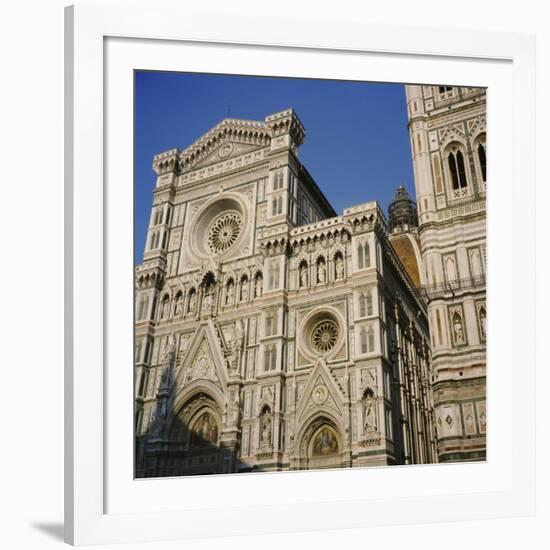 Low Angle View of a Cathedral, Duomo Santa Maria Del Fiore, Florence, Italy-null-Framed Photographic Print