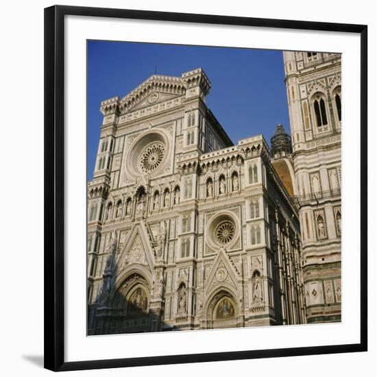 Low Angle View of a Cathedral, Duomo Santa Maria Del Fiore, Florence, Italy-null-Framed Photographic Print