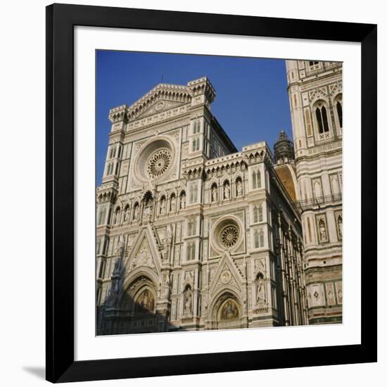 Low Angle View of a Cathedral, Duomo Santa Maria Del Fiore, Florence, Italy-null-Framed Photographic Print