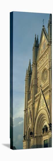 Low Angle View of a Cathedral, Orvieto, Umbria, Italy-null-Stretched Canvas