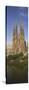 Low Angle View of a Cathedral, Sagrada Familia, Barcelona, Spain-null-Stretched Canvas