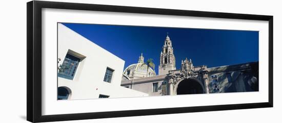 Low angle view of a cathedral, St. Francis Universal Catholic Cathedral Chapel, San Diego, Calif...-null-Framed Photographic Print