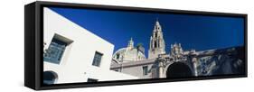 Low angle view of a cathedral, St. Francis Universal Catholic Cathedral Chapel, San Diego, Calif...-null-Framed Stretched Canvas