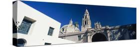 Low angle view of a cathedral, St. Francis Universal Catholic Cathedral Chapel, San Diego, Calif...-null-Stretched Canvas