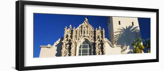 Low angle view of a cathedral, St. Francis Universal Catholic Cathedral Chapel, San Diego, Calif...-null-Framed Photographic Print