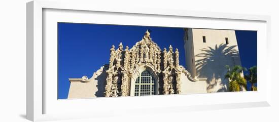 Low angle view of a cathedral, St. Francis Universal Catholic Cathedral Chapel, San Diego, Calif...-null-Framed Photographic Print