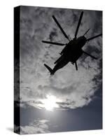 Low Angle View of a Ch-53E Super Stallion Helicopter in Flight-null-Stretched Canvas