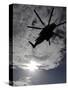 Low Angle View of a Ch-53E Super Stallion Helicopter in Flight-null-Stretched Canvas