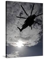Low Angle View of a Ch-53E Super Stallion Helicopter in Flight-null-Stretched Canvas