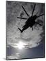 Low Angle View of a Ch-53E Super Stallion Helicopter in Flight-null-Mounted Photographic Print