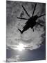Low Angle View of a Ch-53E Super Stallion Helicopter in Flight-null-Mounted Photographic Print