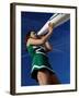 Low Angle View of a Cheerleader Holding a Bullhorn-null-Framed Photographic Print