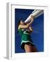 Low Angle View of a Cheerleader Holding a Bullhorn-null-Framed Photographic Print