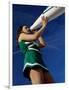 Low Angle View of a Cheerleader Holding a Bullhorn-null-Framed Photographic Print