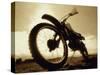 Low Angle View of a Dirt Bike-null-Stretched Canvas