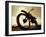 Low Angle View of a Dirt Bike-null-Framed Photographic Print