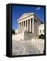 Low Angle View of a Government Building, Us Supreme Court Building, Washington DC, USA-null-Framed Stretched Canvas